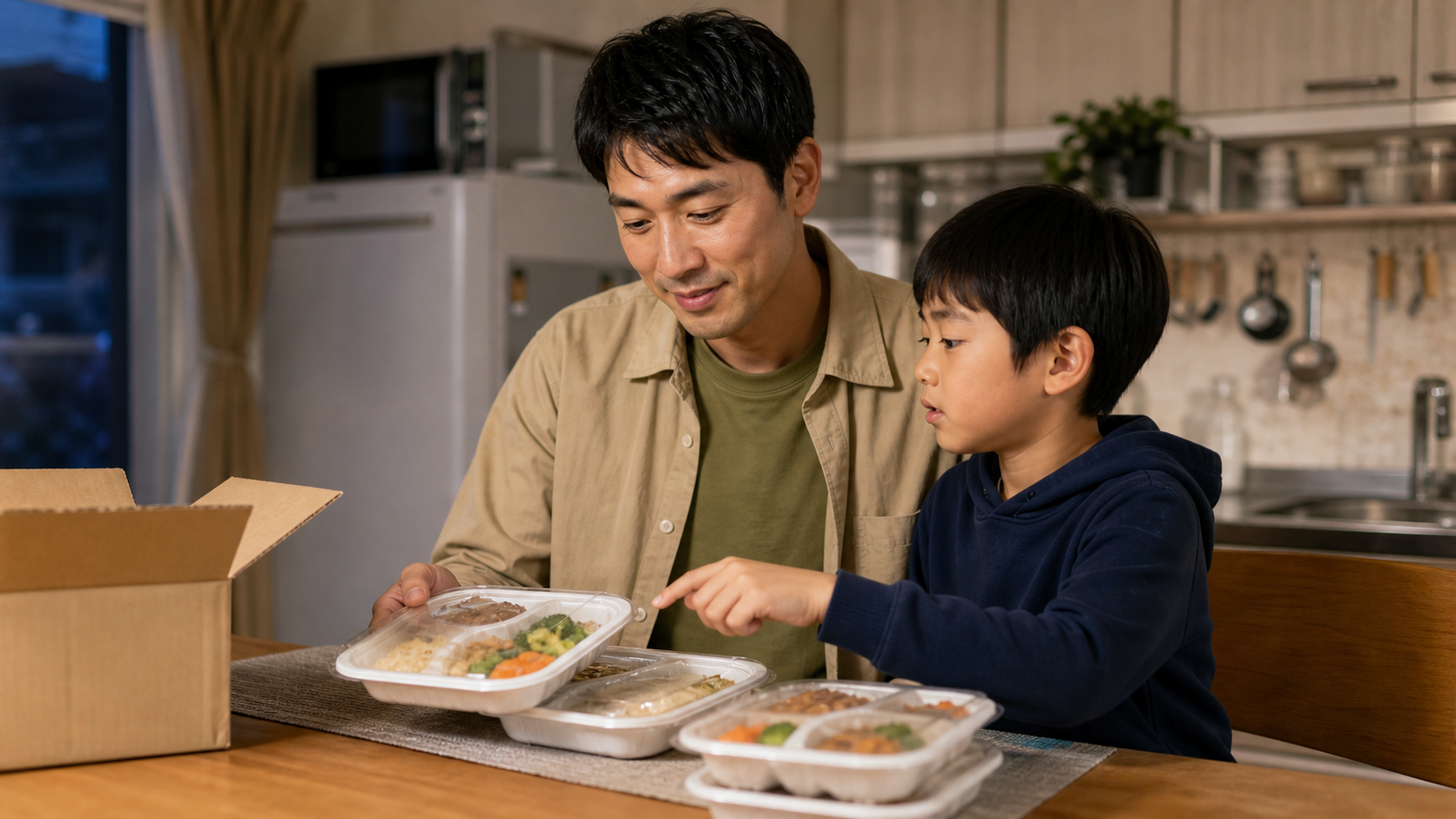 忙しいシングルファザーにおすすめの宅配食サービス比較